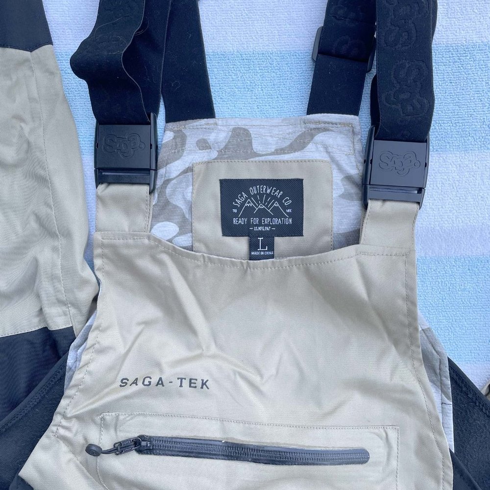 Saga Outwear Anomie Bibs Tan - Large